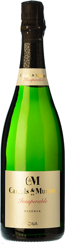 8,95 € | White Sparkling Wine Canals & Munné Insuperable Brut Reserve D.O. Cava Catalonia Spain Macabeo, Xarel·lo, Parellada 75 cl