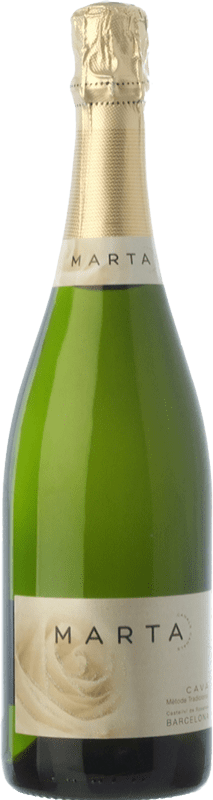 Free Shipping | White sparkling Canals Canals Marta Brut Nature Reserve D.O. Cava Catalonia Spain Macabeo, Xarel·lo, Parellada 75 cl