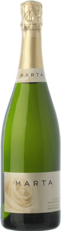 11,95 € | White Sparkling Wine Caves Ramón Canals Marta Brut Nature Reserve — Aged D.O. Cava Catalonia Spain Macabeo, Xarel·lo, Parellada 75 cl