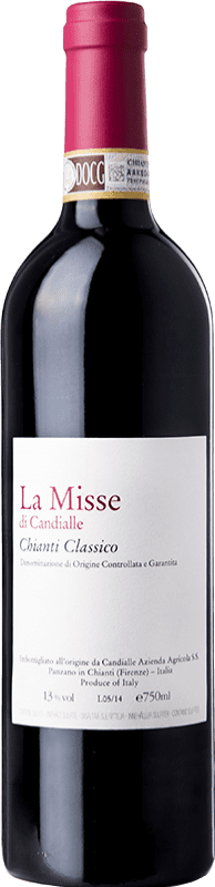 18,95 € Spedizione Gratuita | Vino rosso Candialle La Misse D.O.C.G. Chianti Classico