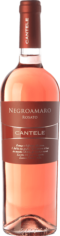 8,95 € | Rosé wine Cantele Rosato I.G.T. Salento Campania Italy Negroamaro Bottle 75 cl