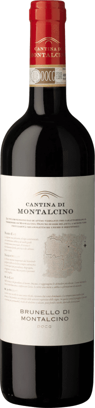 Free Shipping | Red Wine Cantina di Montalcino D.O.C.G. Brunello di Montalcino Tuscany Italy Sangiovese 75 cl