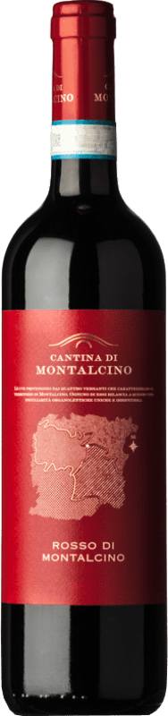 15,95 € Spedizione Gratuita | Vino rosso Cantina di Montalcino D.O.C. Rosso di Montalcino