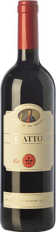 Бесплатная доставка | Красное вино Cantine del Notaio L'Atto I.G.T. Basilicata Базиликата Италия Aglianico — Аглианико 75 cl