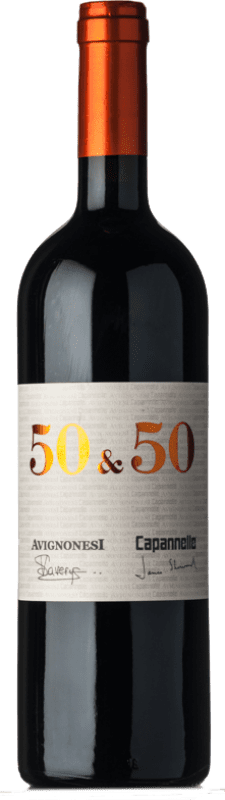 131,95 € | Красное вино Capannelle 50&50 I.G.T. Toscana Тоскана Италия Merlot, Sangiovese 75 cl
