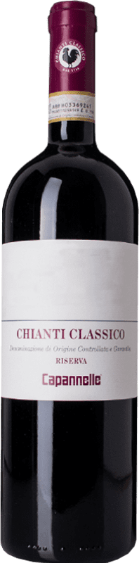 32,95 € | Red wine Capannelle Riserva Reserve D.O.C.G. Chianti Classico Tuscany Italy Sangiovese 75 cl