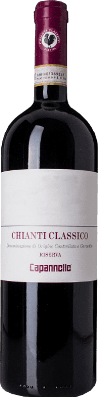 34,95 € | Vin rouge Capannelle Réserve D.O.C.G. Chianti Classico Toscane Italie Sangiovese 75 cl