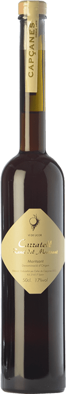 Kostenloser Versand | Verstärkter Wein Celler de Capçanes Carratell Ranci D.O. Montsant Katalonien Spanien Grenache Medium Flasche 50 cl