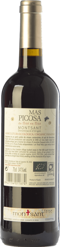 9,95 € Free Shipping | Red wine Capçanes Mas Picosa de Flor en Flor Joven D.O. Montsant Catalonia Spain Tempranillo, Merlot, Grenache, Samsó Bottle 75 cl