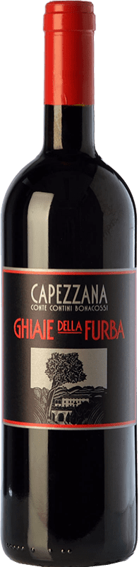 49,95 € Free Shipping | Red wine Capezzana Ghiaie della Furba I.G.T. Toscana Tuscany Italy Merlot, Syrah, Cabernet Sauvignon Bottle 75 cl