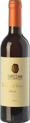 Free Shipping | Sweet wine Capezzana Reserve I.G.T. Vin Santo di Carmignano Tuscany Italy Trebbiano, San Colombano Organic Half Bottle 37 cl