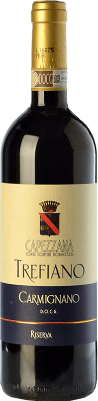 42,95 € | Red wine Capezzana Riserva Trefiano Reserve D.O.C.G. Carmignano Tuscany Italy Cabernet Sauvignon, Sangiovese, Canaiolo 75 cl