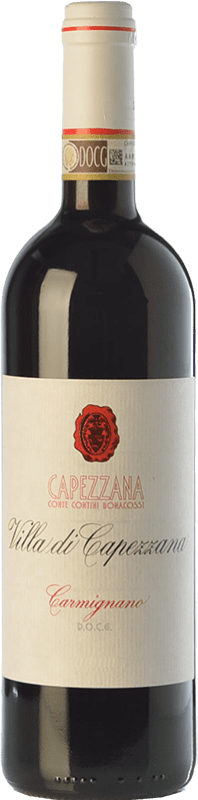 22,95 € | Vinho tinto Capezzana Villa D.O.C.G. Carmignano Tuscany Itália Cabernet Sauvignon, Sangiovese Biológico 75 cl