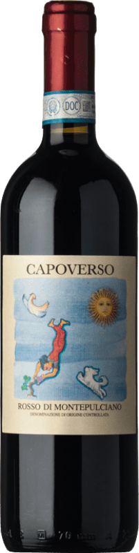 16,95 € | Red wine Capoverso D.O.C. Rosso di Montepulciano Tuscany Italy Sangiovese, Canaiolo 75 cl