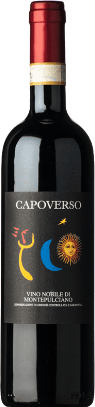 23,95 € | Red wine Capoverso D.O.C.G. Vino Nobile di Montepulciano Tuscany Italy Merlot, Sangiovese Bottle 75 cl