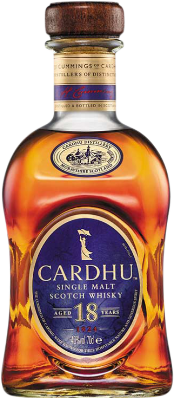 送料無料 | ウイスキーシングルモルト Cardhu スペイサイド イギリス 18 年 70 cl