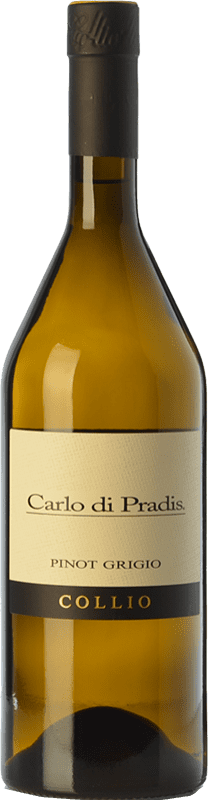 Envio grátis | Vinho branco Carlo di Pradis Pinot Grigio D.O.C. Collio Friuli-Venezia Giulia Itália Pinot Cinza 75 cl