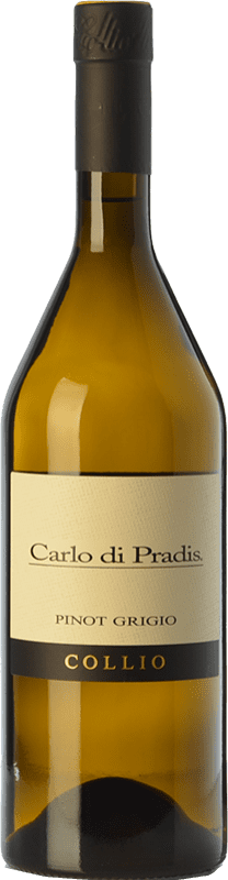 14,95 € Spedizione Gratuita | Vino bianco Carlo di Pradis Pinot Grigio D.O.C. Collio Goriziano-Collio