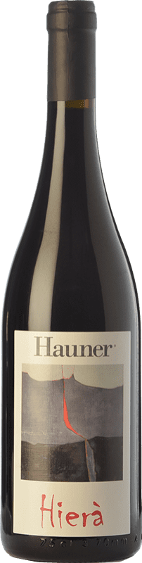 27,95 € Free Shipping | Red wine Hauner Hierà I.G.T. Salina Sicily Italy Grenache, Nocera, Calabrese Bottle 75 cl