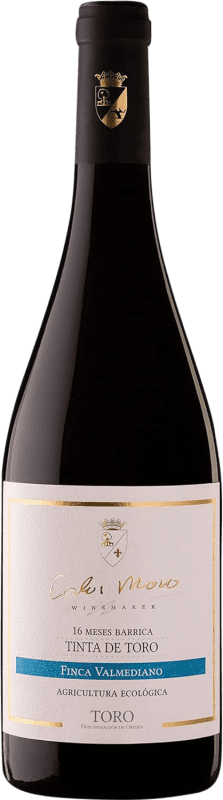 45,95 € Free Shipping | Red wine Carlos Moro Valmediano Crianza D.O. Toro Castilla y León Spain Tempranillo Bottle 75 cl