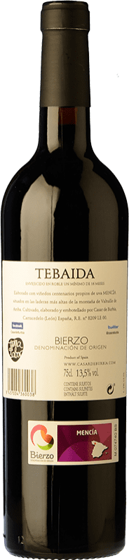 26,95 € | Red wine Casar de Burbia Tebaida Crianza D.O. Bierzo Castilla y León Spain Mencía Bottle 75 cl