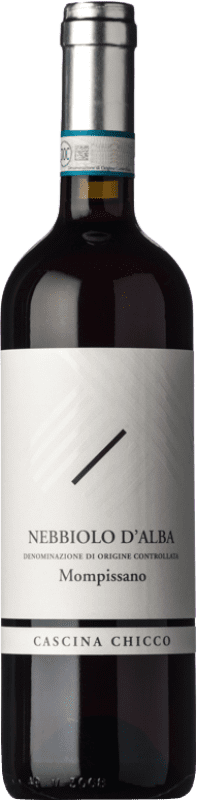 18,95 € | Красное вино Cascina Chicco Mompissano D.O.C. Nebbiolo d'Alba Пьемонте Италия Nebbiolo 75 cl