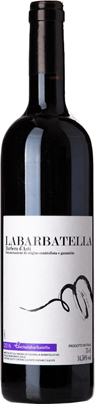 Бесплатная доставка | Красное вино La Barbatella D.O.C. Barbera d'Asti Пьемонте Италия Barbera — Барбера 75 cl