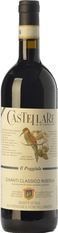 38,95 € Envio grátis | Vinho tinto Castellare di Castellina Il Poggiale Reserva D.O.C.G. Chianti Classico