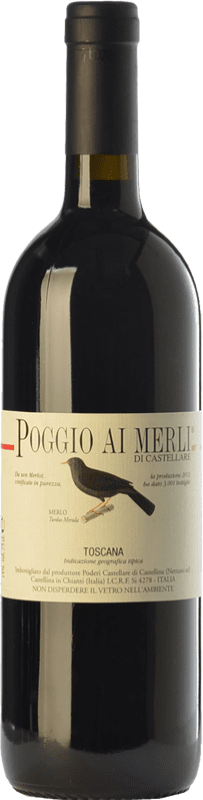 82,95 € | Красное вино Castellare di Castellina Poggio ai Merli I.G.T. Toscana Тоскана Италия Merlot 75 cl