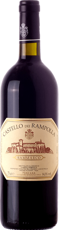 159,95 € | Red wine Castello dei Rampolla Sammarco 2003 I.G.T. Toscana Tuscany Italy Cabernet Sauvignon, Sangiovese Bottle 75 cl
