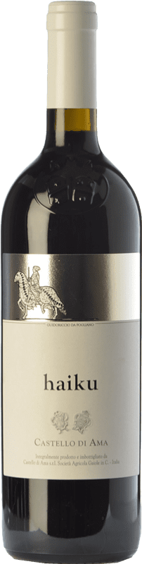 61,95 € | Red wine Castello di Ama Haiku I.G.T. Toscana Tuscany Italy Merlot, Sangiovese, Cabernet Franc Bottle 75 cl