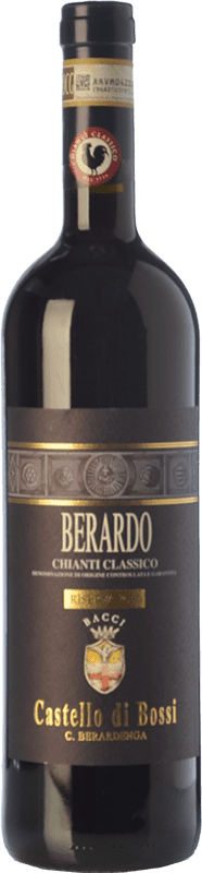 41,95 € Spedizione Gratuita | Vino rosso Castello di Bossi Berardo Riserva D.O.C.G. Chianti Classico