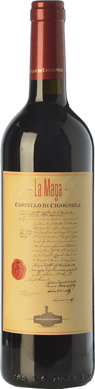 25,95 € | Red wine Castello di Cigognola La Maga D.O.C. Oltrepò Pavese Lombardia Italy Barbera Bottle 75 cl