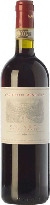 12,95 € Free Shipping | Red wine Castello di Farnetella Colli Senesi D.O.C.G. Chianti Tuscany Italy Merlot, Sangiovese Bottle 75 cl