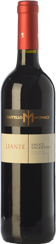 9,95 € | Red wine Castello Monaci Liante D.O.C. Salice Salentino Puglia Italy Malvasia Black, Negroamaro Bottle 75 cl