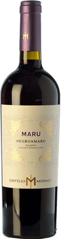 10,95 € | Красное вино Castello Monaci Maru I.G.T. Salento Кампанья Италия Negroamaro 75 cl