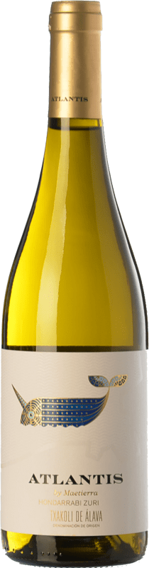 9,95 € | Vin blanc Castillo de Maetierra Atlantis Txakolí de Álava D.O. Arabako Txakolina Pays Basque Espagne Hondarribi Zuri 75 cl