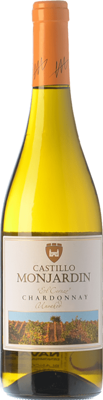 7,95 € Free Shipping | White wine Castillo de Monjardín El Cerezo D.O. Navarra Navarre Spain Chardonnay Bottle 75 cl