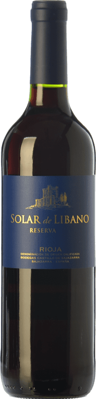 14,95 € | Red wine Castillo de Sajazarra Solar de Líbano Reserve D.O.Ca. Rioja The Rioja Spain Tempranillo, Grenache, Graciano Bottle 75 cl