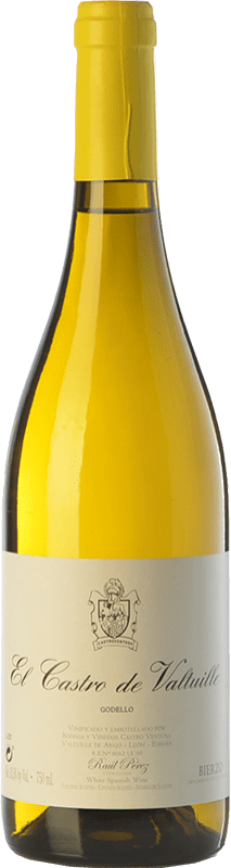 16,95 € Free Shipping | White wine Castro Ventosa El Castro de Valtuille Crianza D.O. Bierzo Castilla y León Spain Godello Bottle 75 cl
