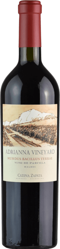 252,95 € | Red wine Catena Zapata Adrianna Vineyard Mundus Bacillus Terrae Aged I.G. Mendoza Mendoza Argentina Malbec, Viognier 75 cl