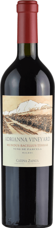 258,95 € | Red wine Catena Zapata Adrianna Vineyard Mundus Bacillus Terrae Aged I.G. Mendoza Mendoza Argentina Malbec, Viognier Bottle 75 cl