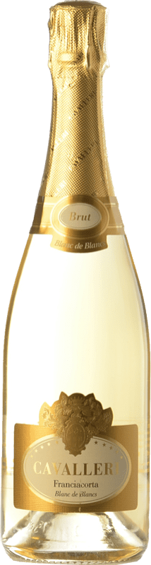 Бесплатная доставка | Белое игристое Cavalleri Blanc de Blancs D.O.C.G. Franciacorta Ломбардии Италия Chardonnay 75 cl