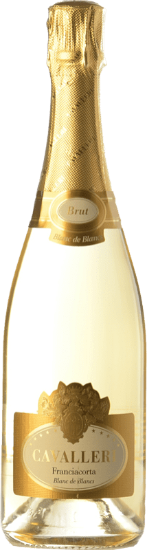 Бесплатная доставка | Белое игристое вино Cavalleri Blanc de Blancs D.O.C.G. Franciacorta Ломбардии Италия Chardonnay — Шардоне 75 cl