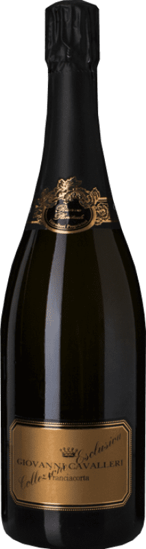 Free Shipping | White Sparkling Wine Cavalleri Collezione Esclusiva D.O.C.G. Franciacorta Lombardia Italy Chardonnay 75 cl