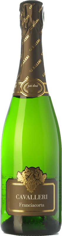 Envoi gratuit | Blanc mousseux Cavalleri Pas Dosé Zéro Dosage D.O.C.G. Franciacorta Lombardia Italie Chardonnay 75 cl
