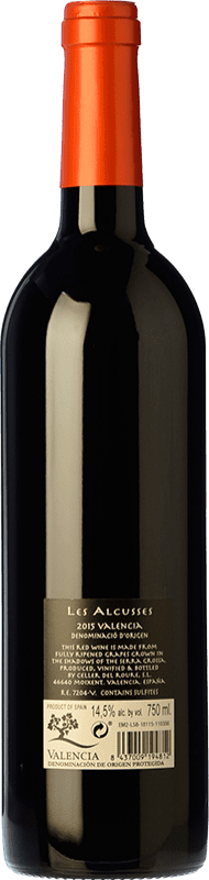 12,95 € | Red wine Celler del Roure Les Alcusses Joven D.O. Valencia Valencian Community Spain Tempranillo, Merlot, Syrah, Cabernet Sauvignon, Monastrell Bottle 75 cl