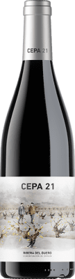 Бесплатная доставка | Красное вино Cepa 21 старения D.O. Ribera del Duero Кастилия-Леон Испания Tempranillo 75 cl