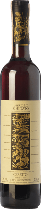 Бесплатная доставка | Сладкое вино Ceretto Chinato D.O.C.G. Barolo Пьемонте Италия Nebbiolo бутылка Medium 50 cl