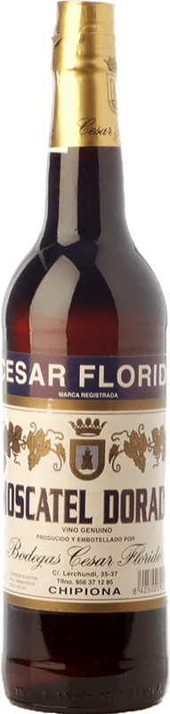 11,95 € | Vino dulce César Florido Moscatel Dorado I.G.P. Vino de la Tierra de Cádiz Andalucía España Moscatel de Alejandría 75 cl